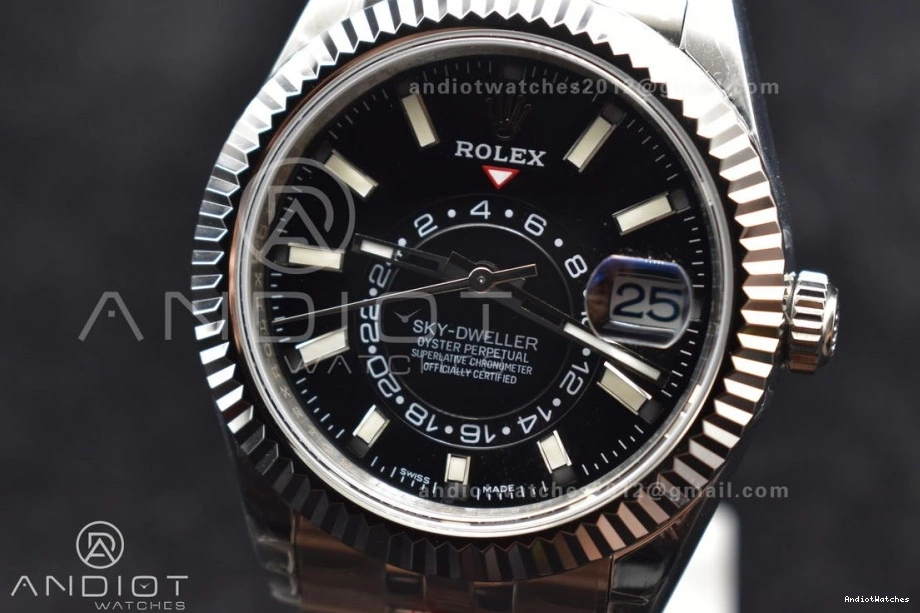 Edition Best 1107 Noob SS Jubilee Skydweller on SS Dial A23J Bracelet Affordable Black 0114